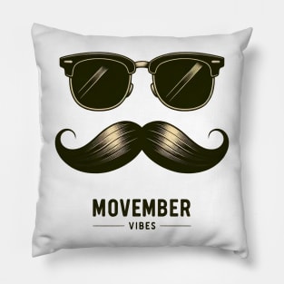 Movember Vibes Pillow