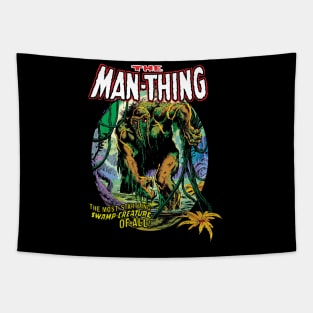 VINTAGE HORROR MAN-THING 1974 Tapestry