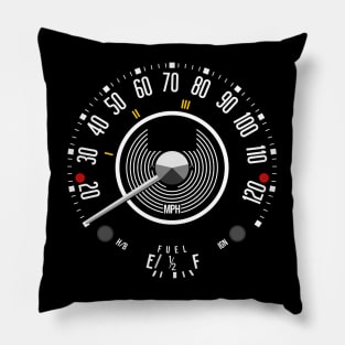 old speedo meter Pillow