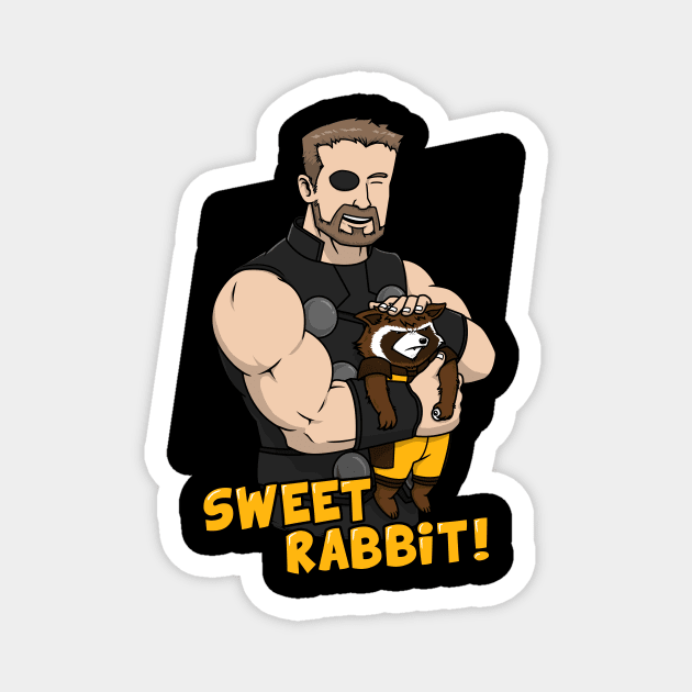 Sweet Rabbit Magnet by pigboom