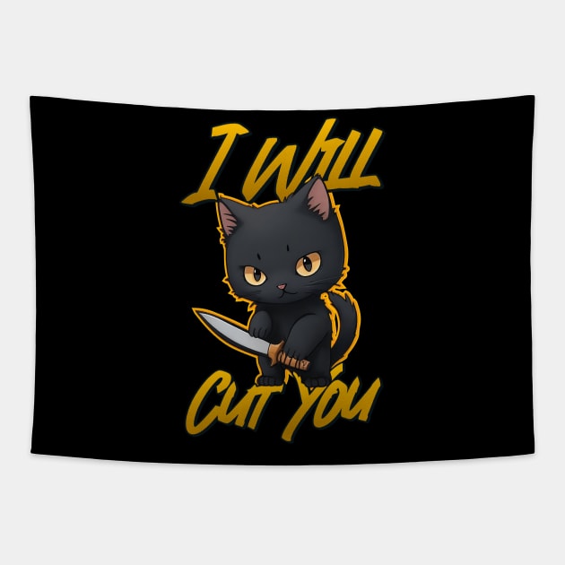 I will cut you Tapestry by SergioCoelho_Arts