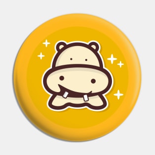 Cute Hippo Pin