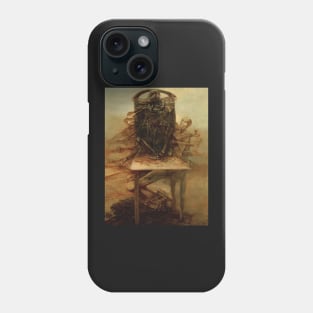 zdzislaw beksinski  - El tétrico universo pictórico de Zdzisław Beksiński Phone Case