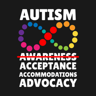 Autism Acceptance Infinity Symbol T-Shirt