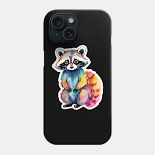 Raccoon Watercolor Phone Case