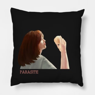 Parasite Peach Pillow