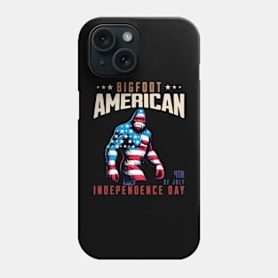 4th of July Bigfoot Phone Case