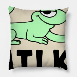 Lizard Milk (Black) Pillow