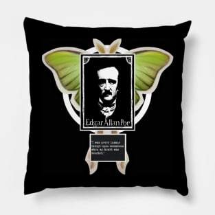 edgar allen poe (collage) Pillow