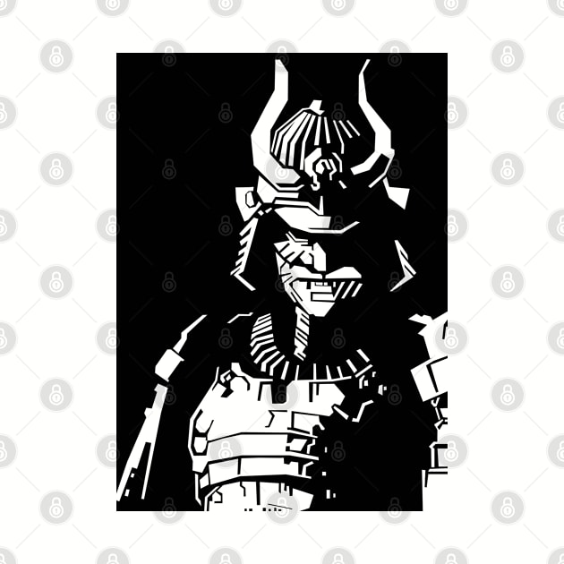 Samurai - Stencil by Wahyu Aji Sadewa