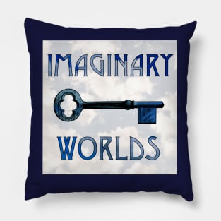 Imaginary Worlds vintage logo Pillow