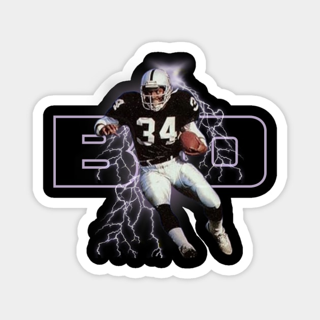 Bo Jackson Magnet by Distancer