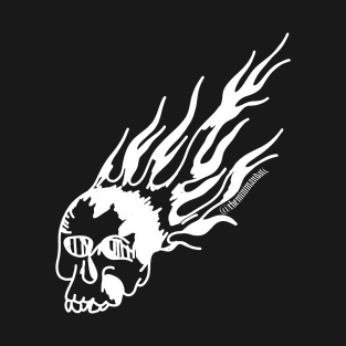 Flaming skull T-Shirt