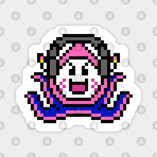 Pixel Pachimari - D. Va Magnet by Javier Casillas