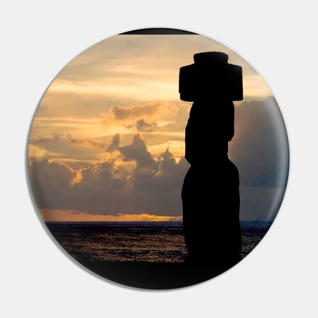 Easter Island Sunset Pin by Memories4you