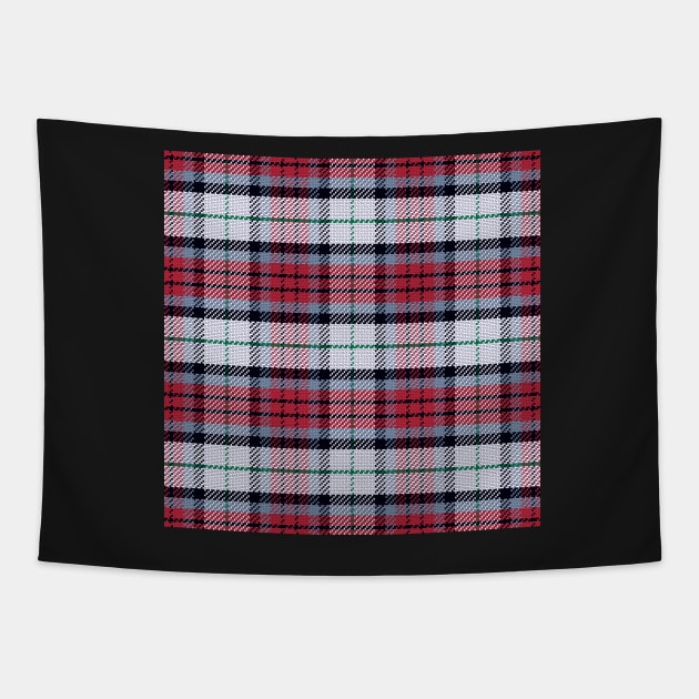 Scottish tartan black, red and green Tapestry by kavalenkava