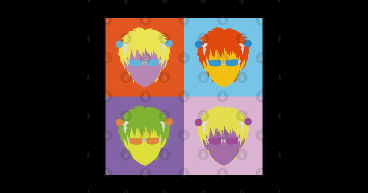 Saiki kusuo pop art - Saiki Kusuo - Pegatina | TeePublic MX