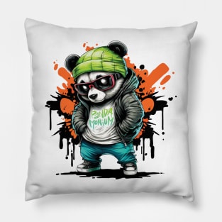 Pandamonium Panda Bear Pillow