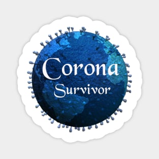 Corona Survivor Magnet