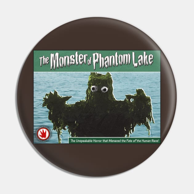 The Monster of Phantom Lake Pin by SaintEuphoria