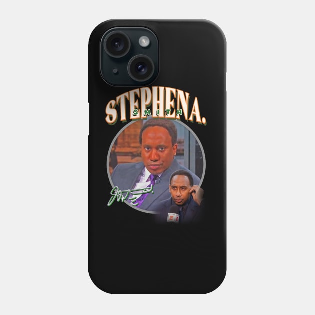 Stephen A. Smith ESPN Sports Pundit Commentator Football Basketball Phone Case by dsuss