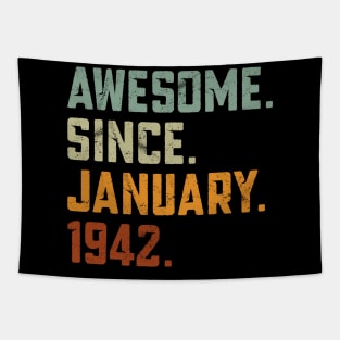 Awesome Since 1942 birthday Tapestry