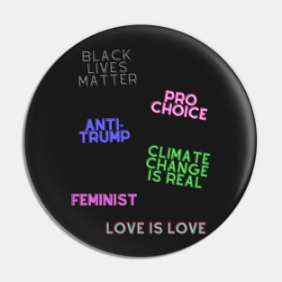 Liberal Sticker Pack Pin