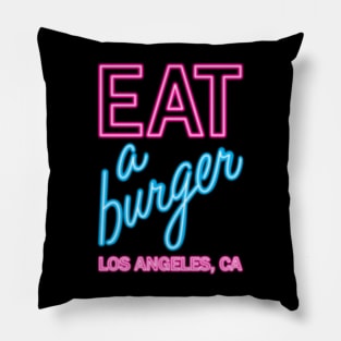 Eat a Burger Pillow