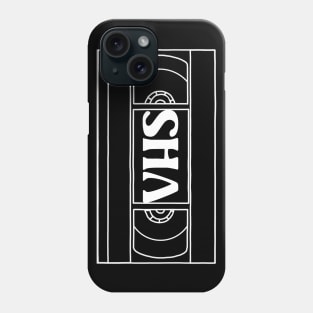 VHS Basic Retro Illustration VCR Home Video Cassette Tape 80's 90's Nostalgia Phone Case