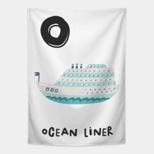 O is Ocean Liner Tapestry