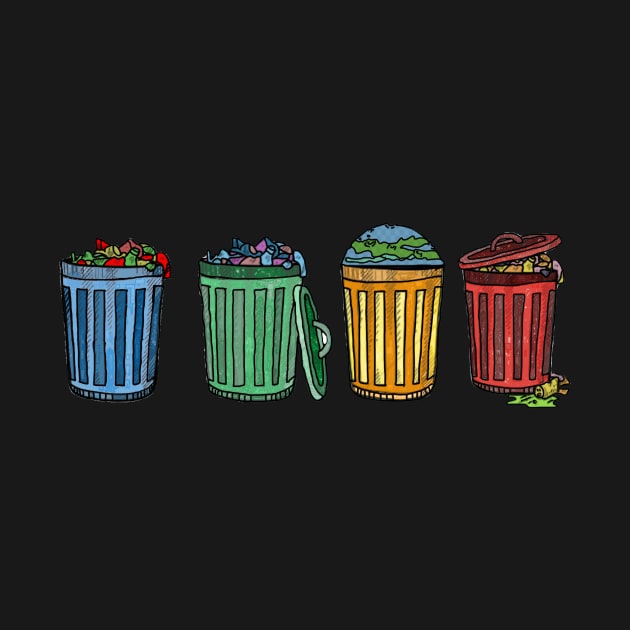 Garbage Cans by Muga Design