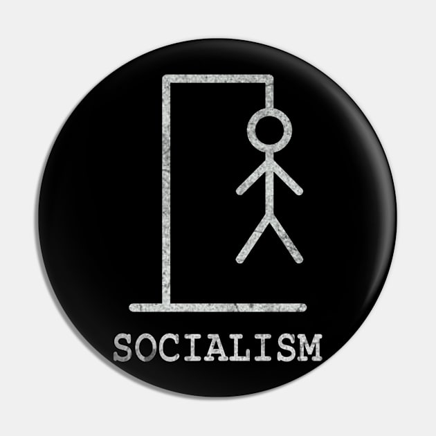 Game of Hangman - Socialism Pin by ysmnlettering