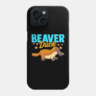 Beaver Duck Platypus Pun Cute Duck Billed Platypus Phone Case