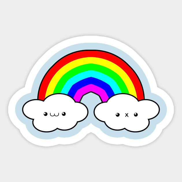 Cute Rainbow - Rainbow - Sticker | TeePublic