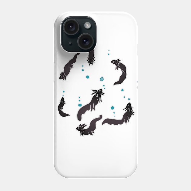 Baby Axolotls Phone Case by TheNeutralDragon