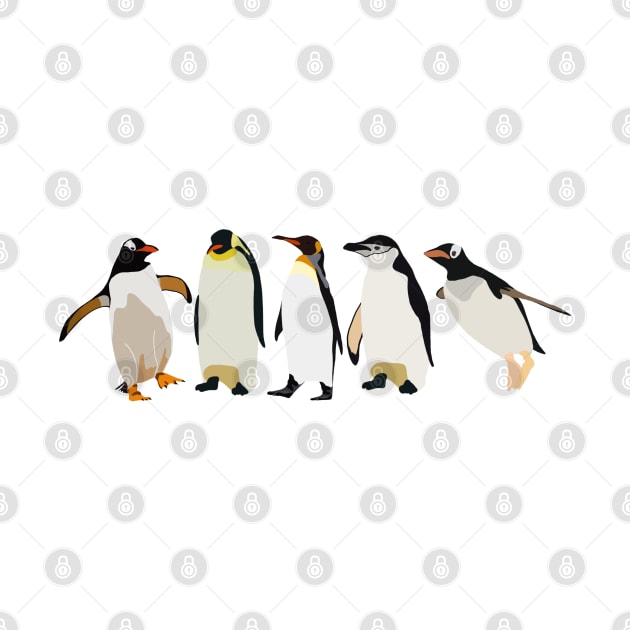Penguins by smoochugs