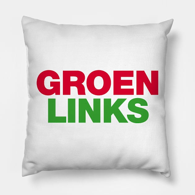 GroenLinks Pillow by truthtopower