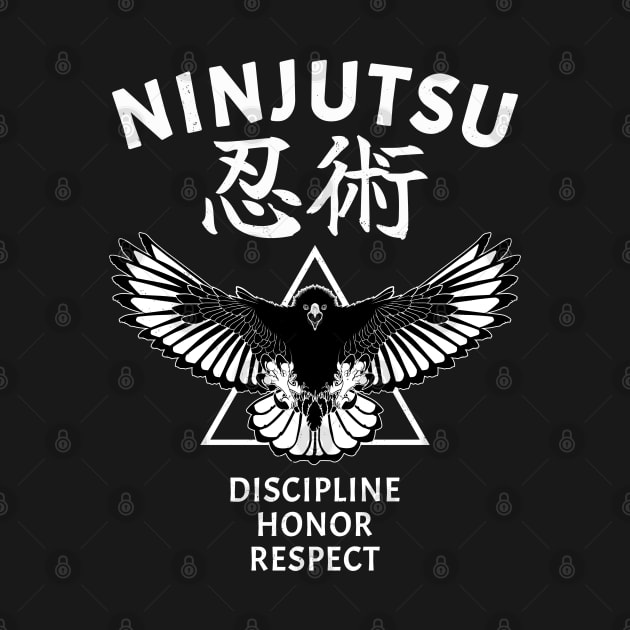 Ninjutsu Eagle by NicGrayTees