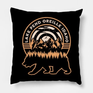 Lake Pend Oreille Idaho Pillow