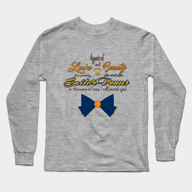In The Name Of Love Sailor Venus Long Sleeve T Shirt Teepublic