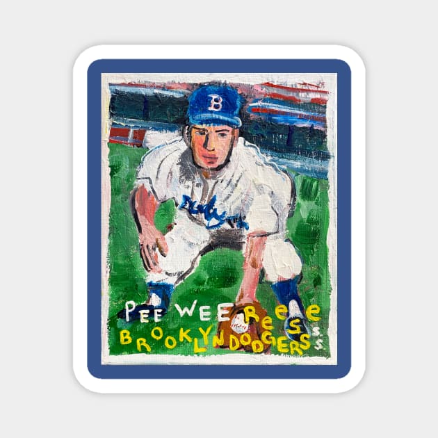 Pee Wee Reese Magnet by ElSantosWorld