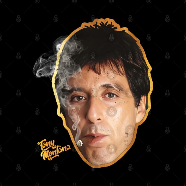 TONY MONTANA GOLD by darklordpug