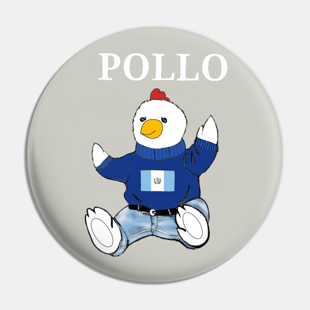 Pollo bear de Guatemala Pin by Duendo Design