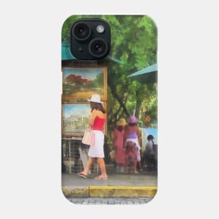 Caribbean - Art Show In San Juan Phone Case