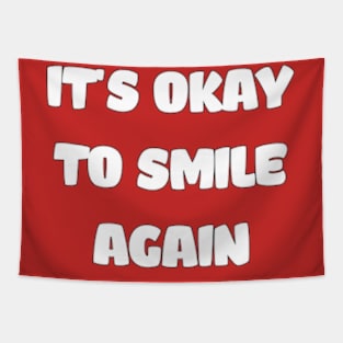 Embracing the Courage to Smile Again Tapestry