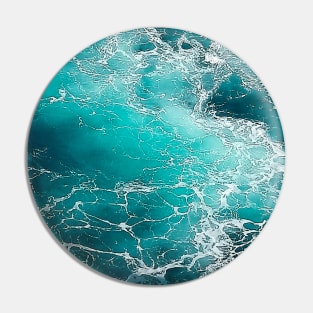 Ocean blue turquoise waves Pin