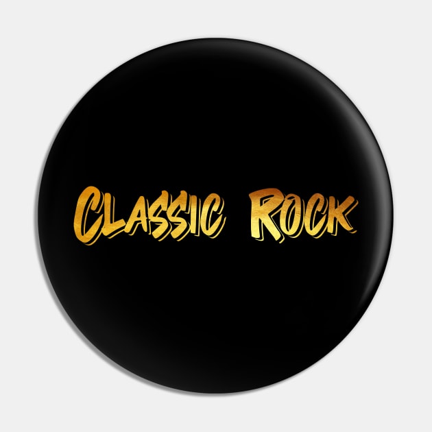 classic rock gold letter Pin by juninikmat