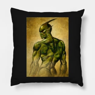 Green Devil Pillow