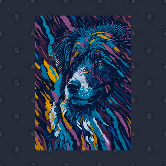 Abstract Bergamasco Sheepdog by BAJAJU