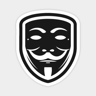 Copy of Anonymous Mask Illustration Magnet